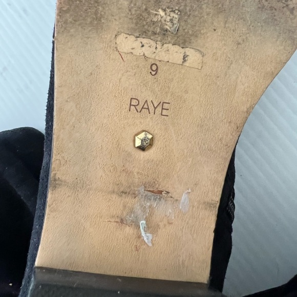 RAYE x Tularosa- Black Suede Over The Knee Ginny Boots - 9 - Picture 8 of 8